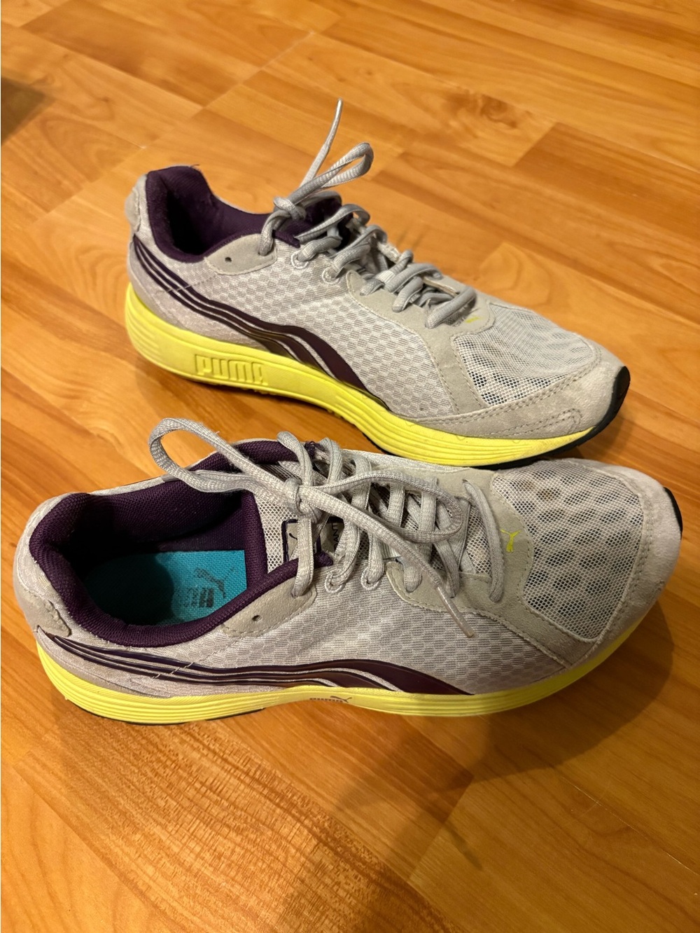 🔥PUMA Descendant Gray/Violet/Cordial  Running Shoes 186749 18 Women Size 7.5M